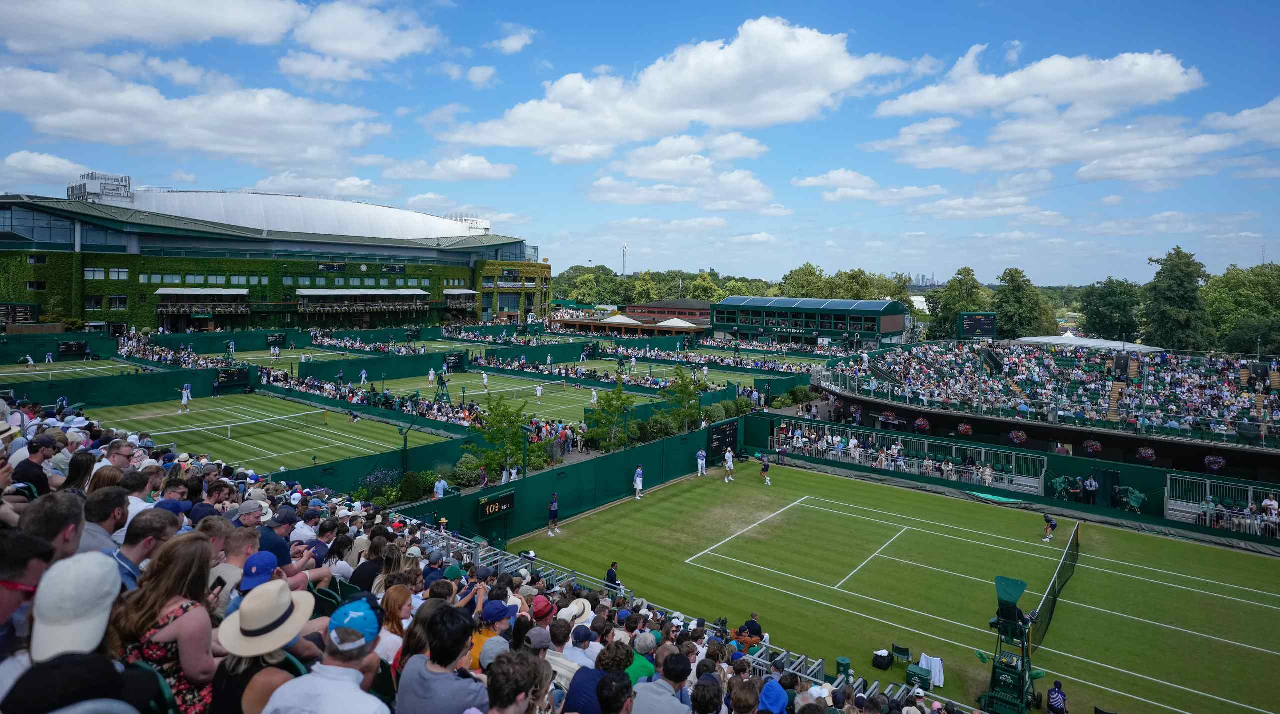 Wimbledon at Wembley Stadium in London.